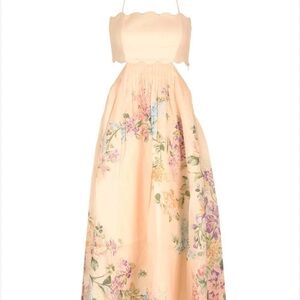 Josephine floral scalloped dress